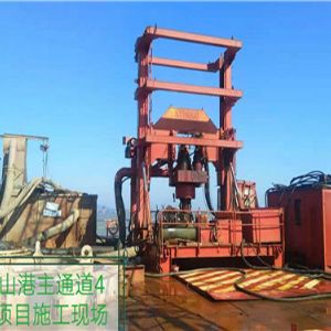 舟山港主通道4標(biāo)項(xiàng)目施工現(xiàn)場