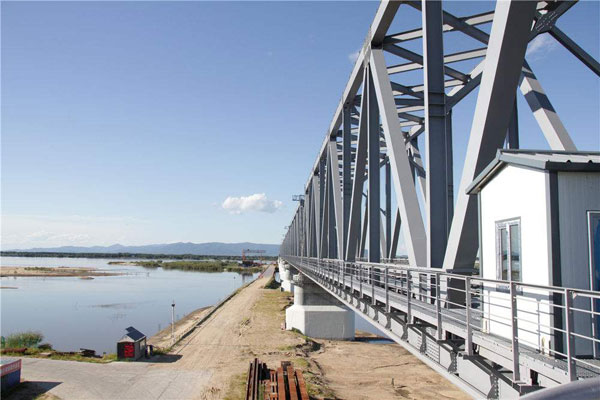 中俄同江鐵路界河橋樁基礎(chǔ)工程